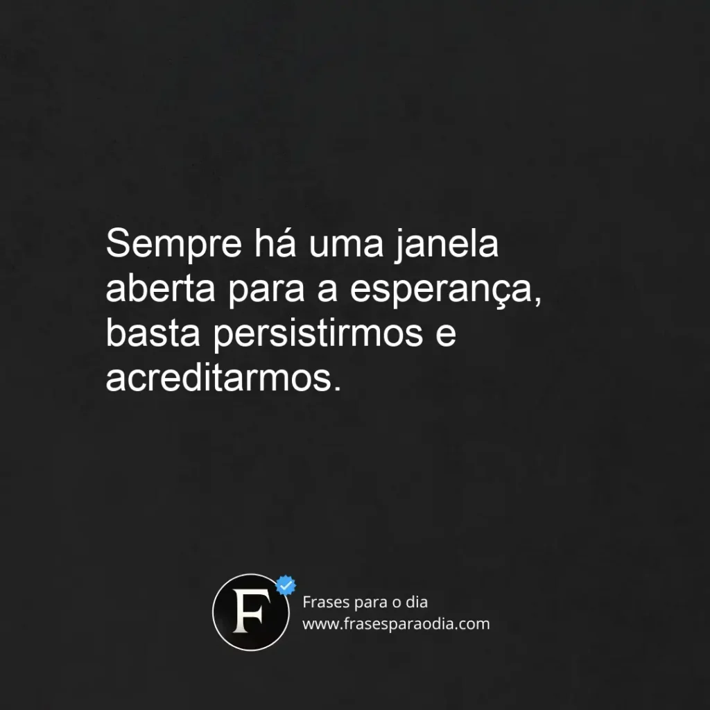 Frases de esperança