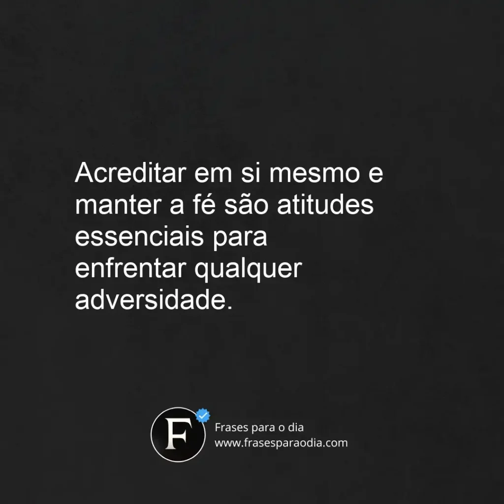 Frases de forca e esperança
