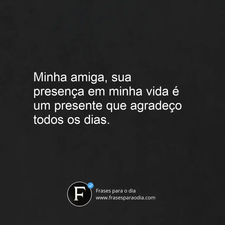 Frases de gratidão para amiga