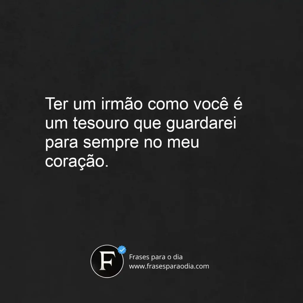 Frases de gratidão para irmãos