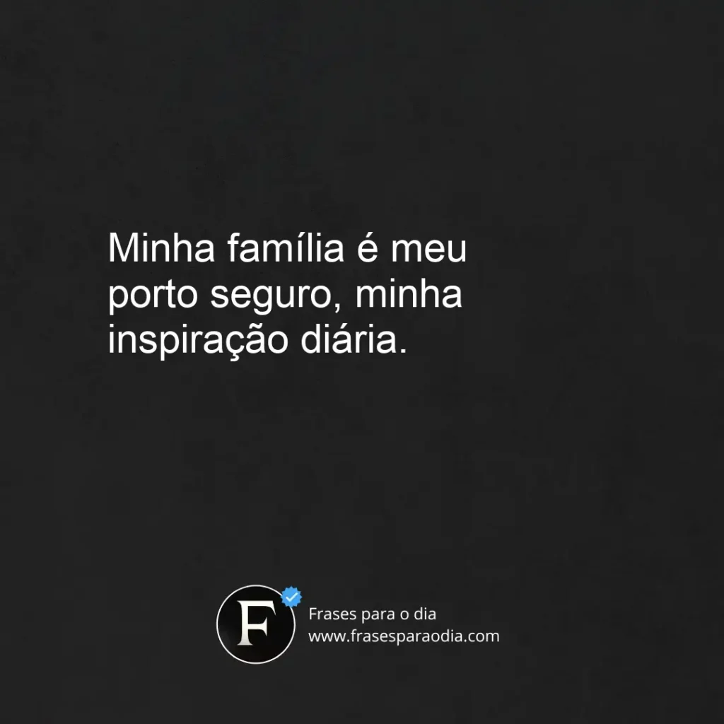 Frases de gratidão pela familia