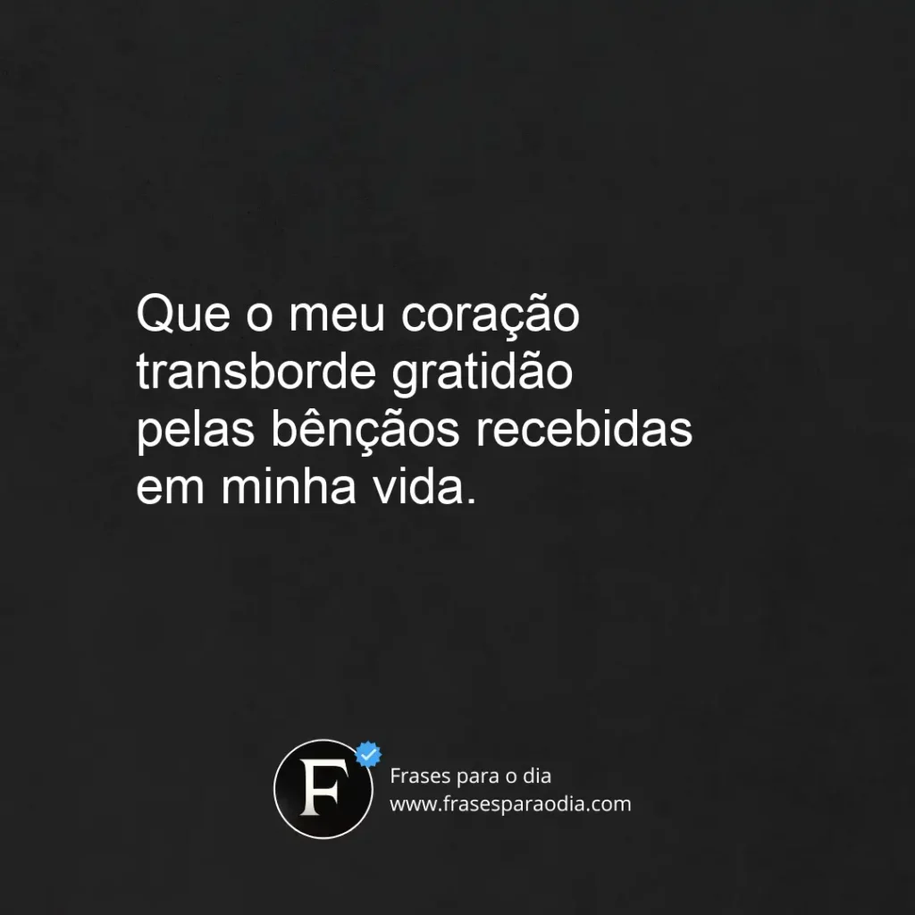 Frases de louvores de gratidão