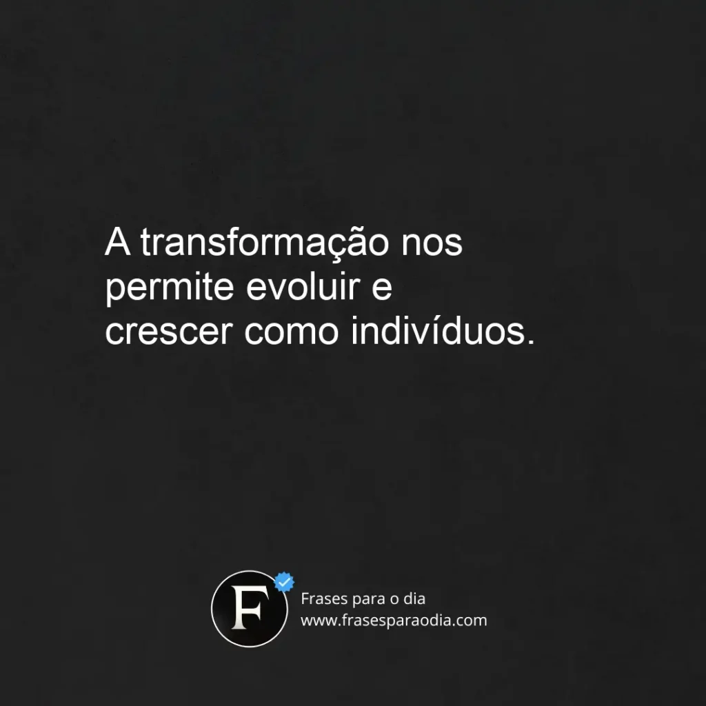 Frases de mudança