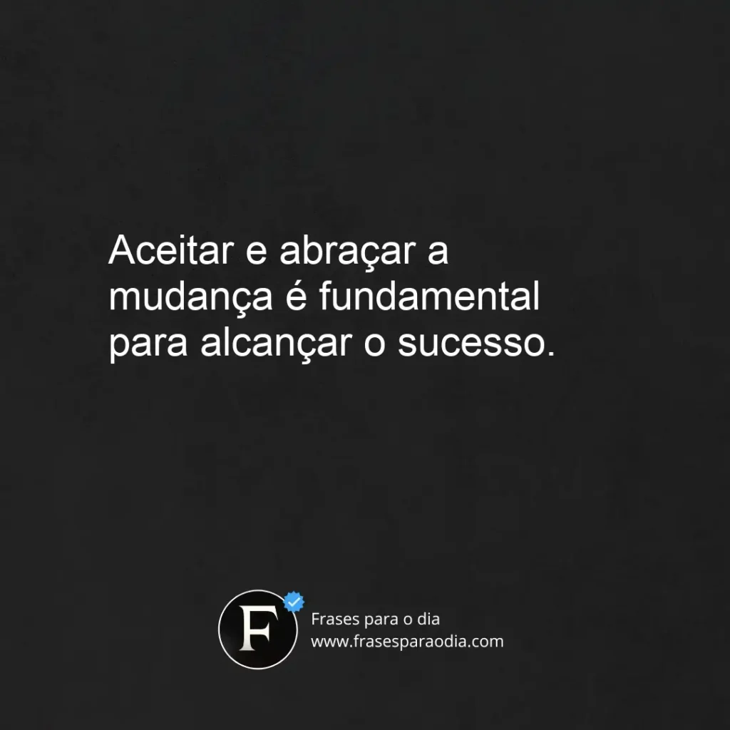 Frases de mudança