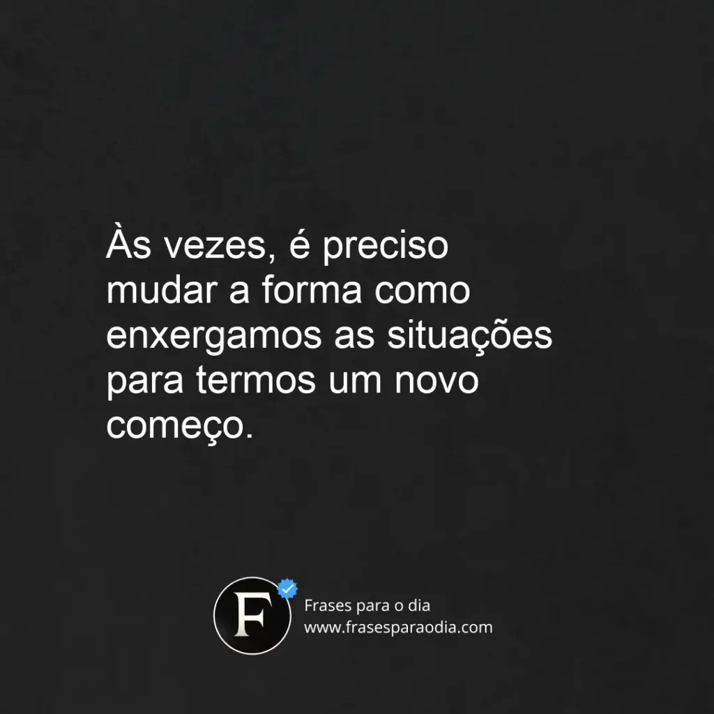 Frases de mudança de atitude