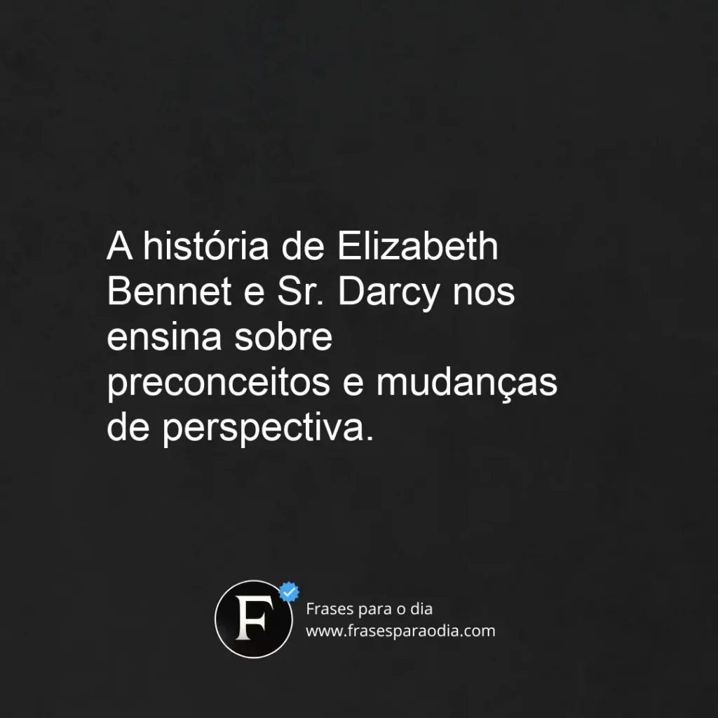 Frases de orgulho e preconceito