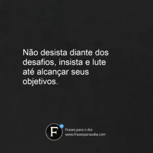Frases de persistência