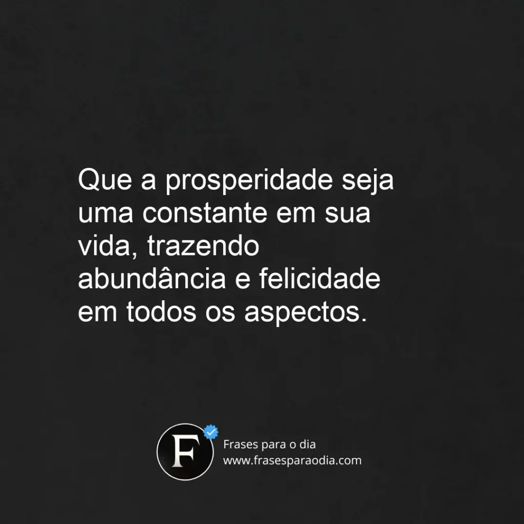 Frases de prosperidade