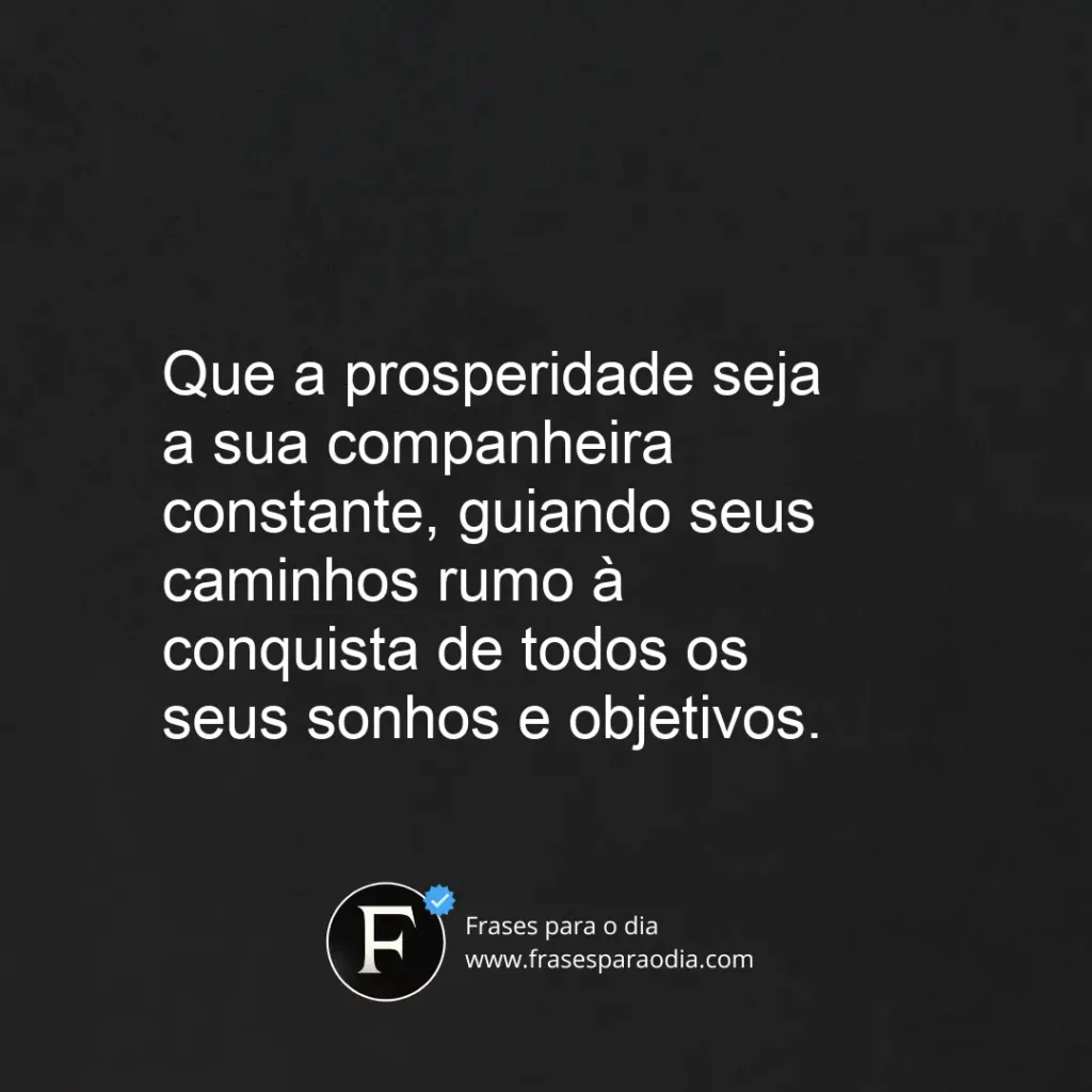 Frases de prosperidade