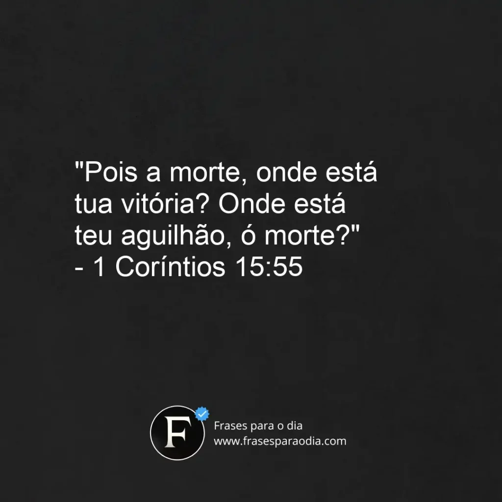 Frases de versiculos sobre morte