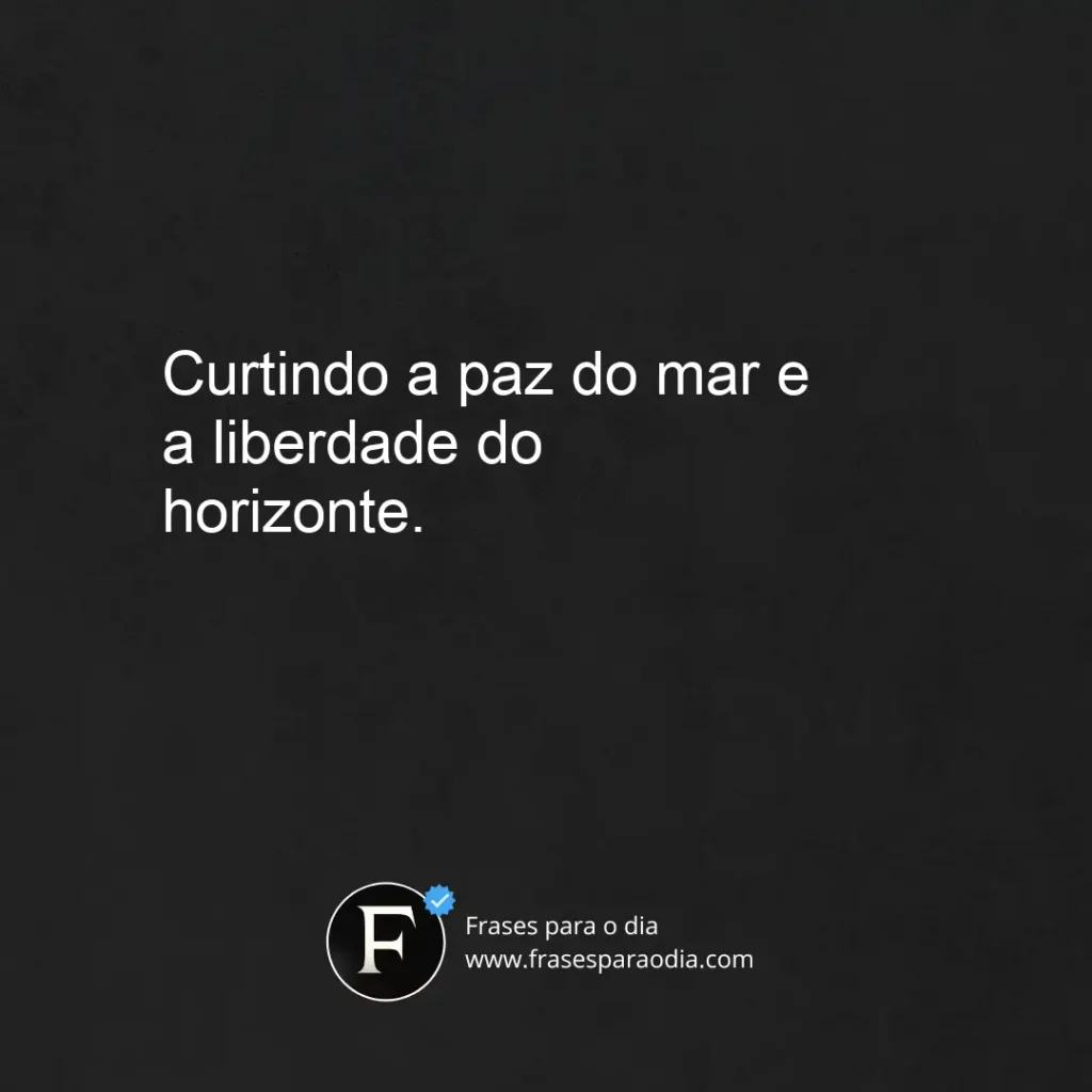 Frases para foto sozinha na praia