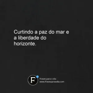 Frases para foto sozinha na praia