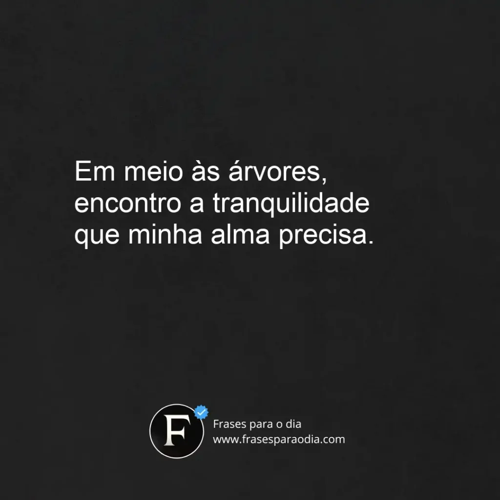 Frases para fotos na natureza