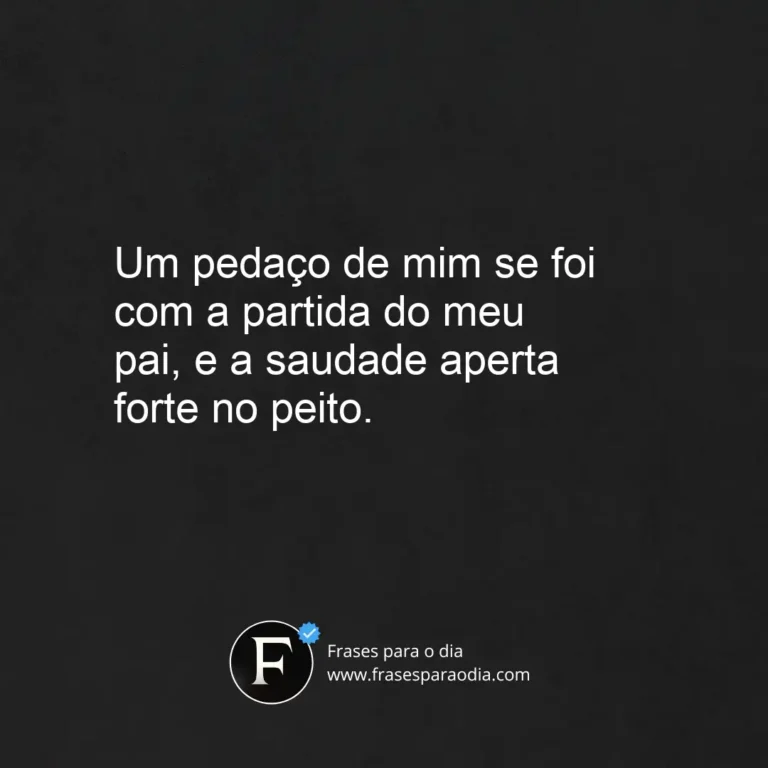 Frases para quem perdeu o pai