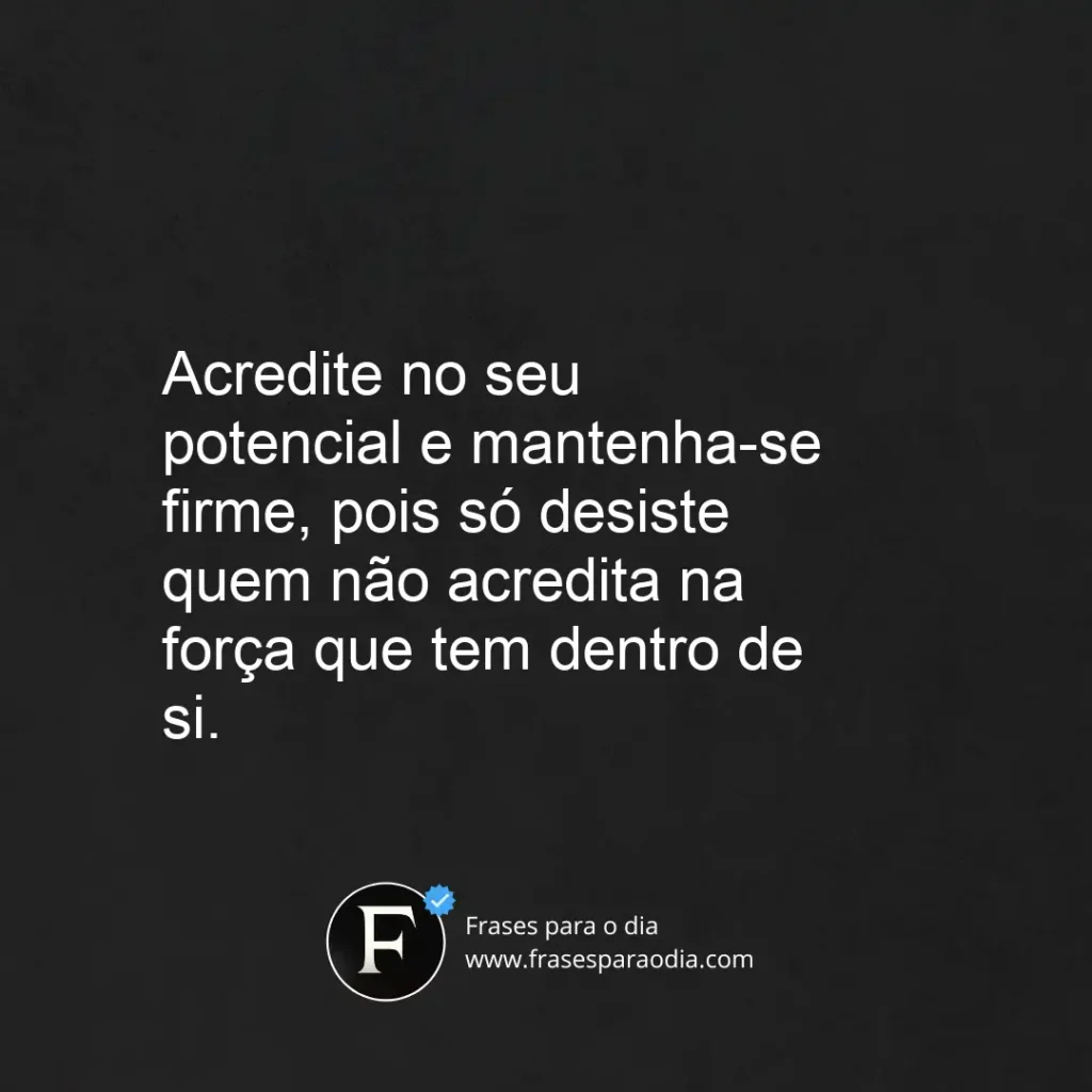 Frases sobre não desistir