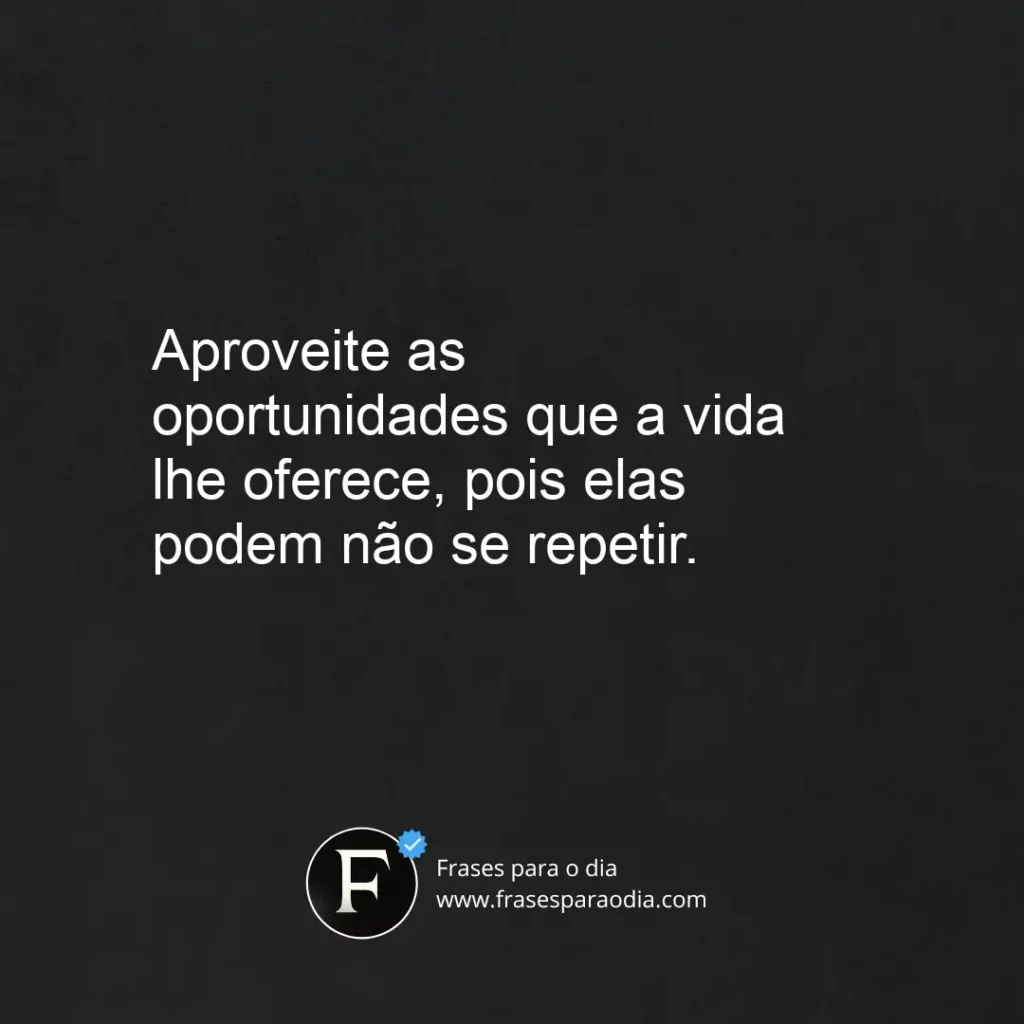 Frases sobre oportunidades