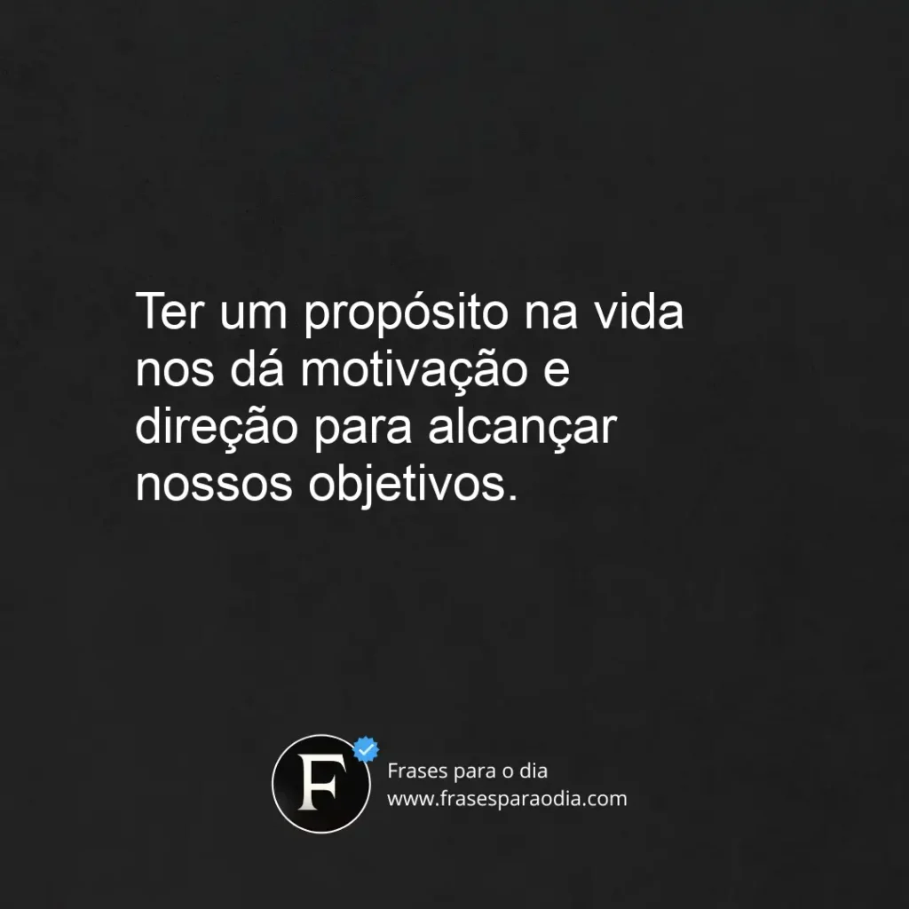 Frases sobre proposito