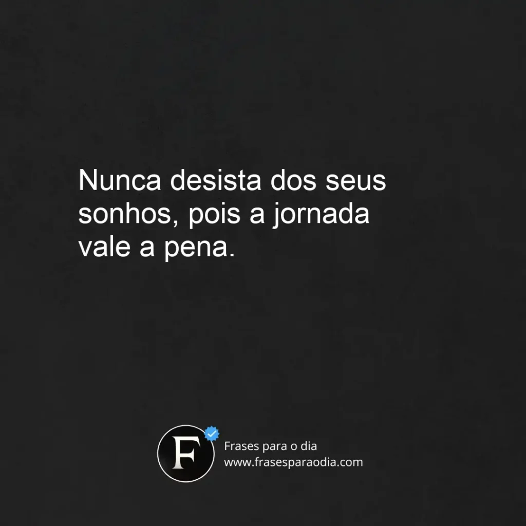 Frases de luta e conquista